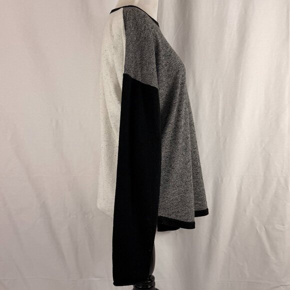 Smartwool Women's Sweater | Grey, Black, Off White | Large - Picture 2 of 8